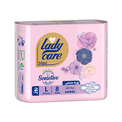 لیدی کر نواربهداشتی تری فولدماکسی بزرگ ویژه روز 8عدد